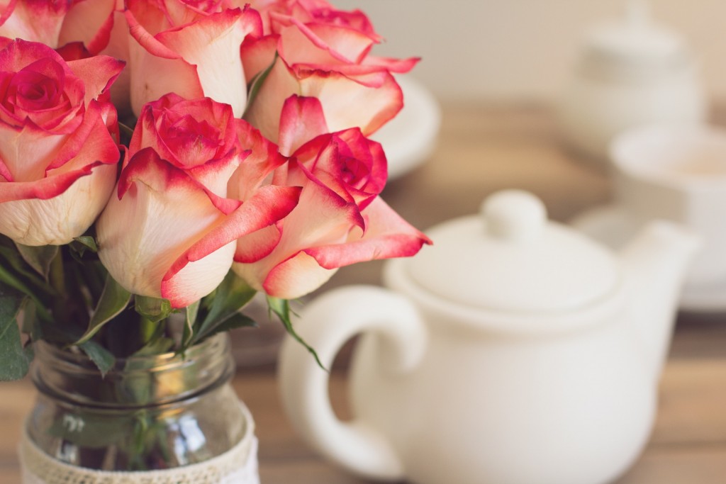 Чай с розами